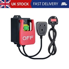 220V Single Phase On/Off Switch, Briidea Router Table Switch with Large Stop Sig