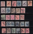 Uruguay - 1880/1925 - Fiscal Stamps - Set 197 - official, postage due, delivery