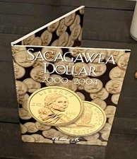 HE Harris Sacagawea $1 2000-2004 Folder, Album, Book # 2715-FULL SET!BU-$11 FACE