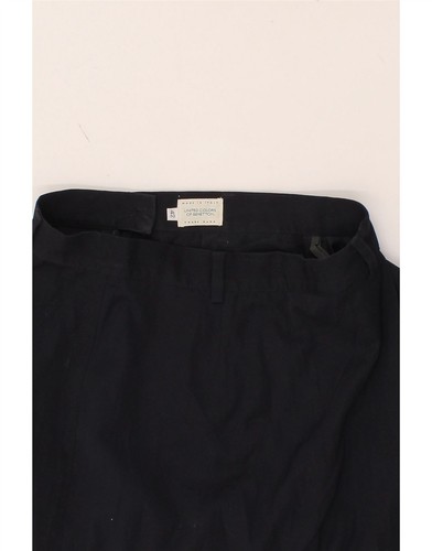 BENETTON Womens Chino Shorts IT 42 Medium W26 Navy Blue Polyester CF05 - Picture 3 of 3