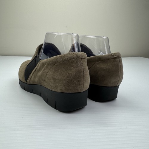 Clarks Daelyn Monarch Slipper Wildleder Größe 8,5 elastische Seiten - Bild 4 von 8