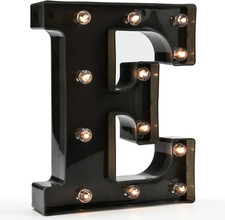 Light up Black Alphabet Marquee Letters Sign LED Marquee Number Lights Sign for