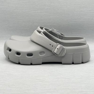 Birkenstock Birki Flow EVA Clogs Mens EU 43 US 10 Gray Sport Recovery Slip On Birki Flow EVA in Color Gray Taupe | BIRKENSTOCK US main image 2