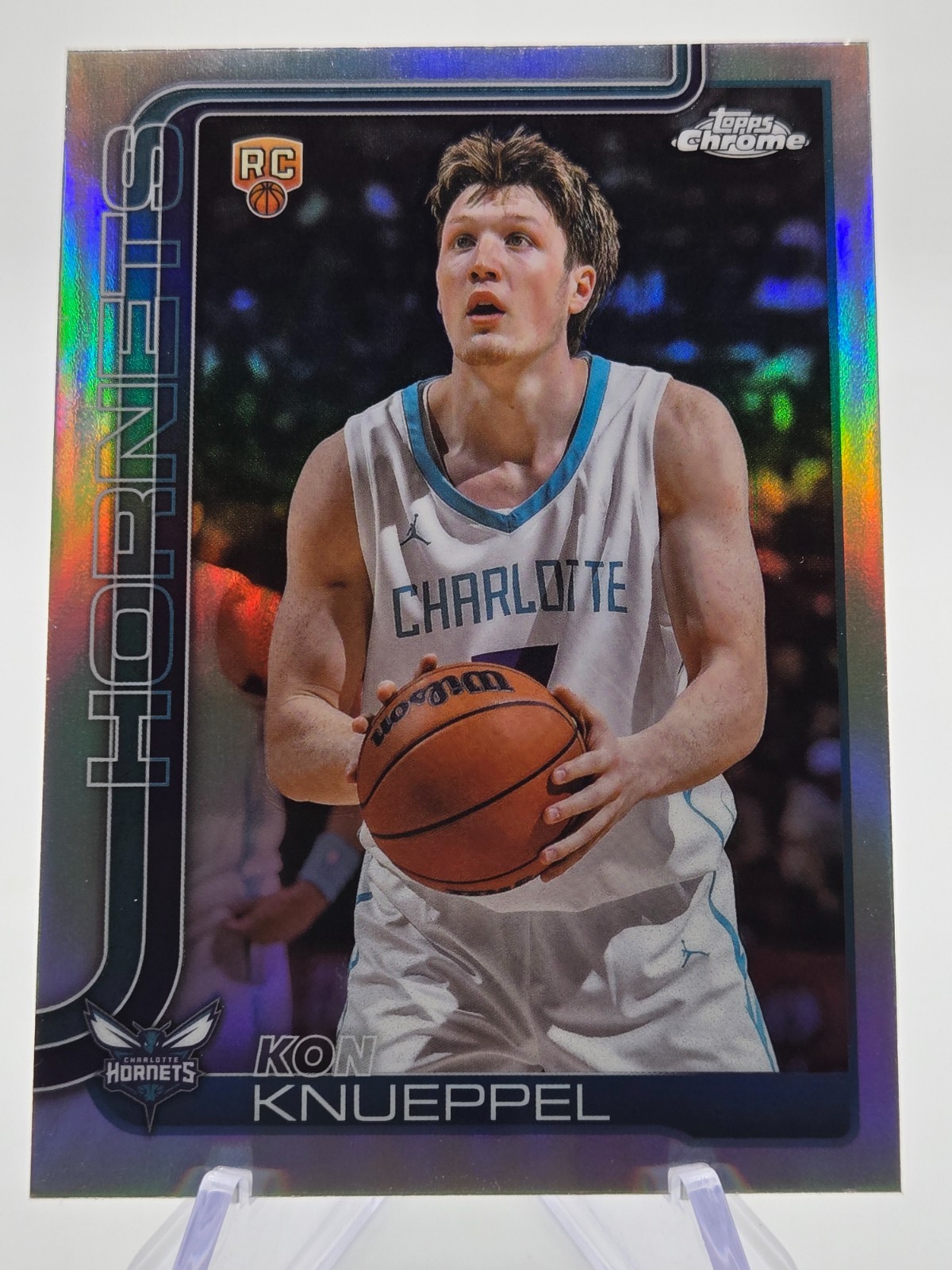 2025-26 Topps Chrome Kon Knueppel #254 RC Rookie Refractor