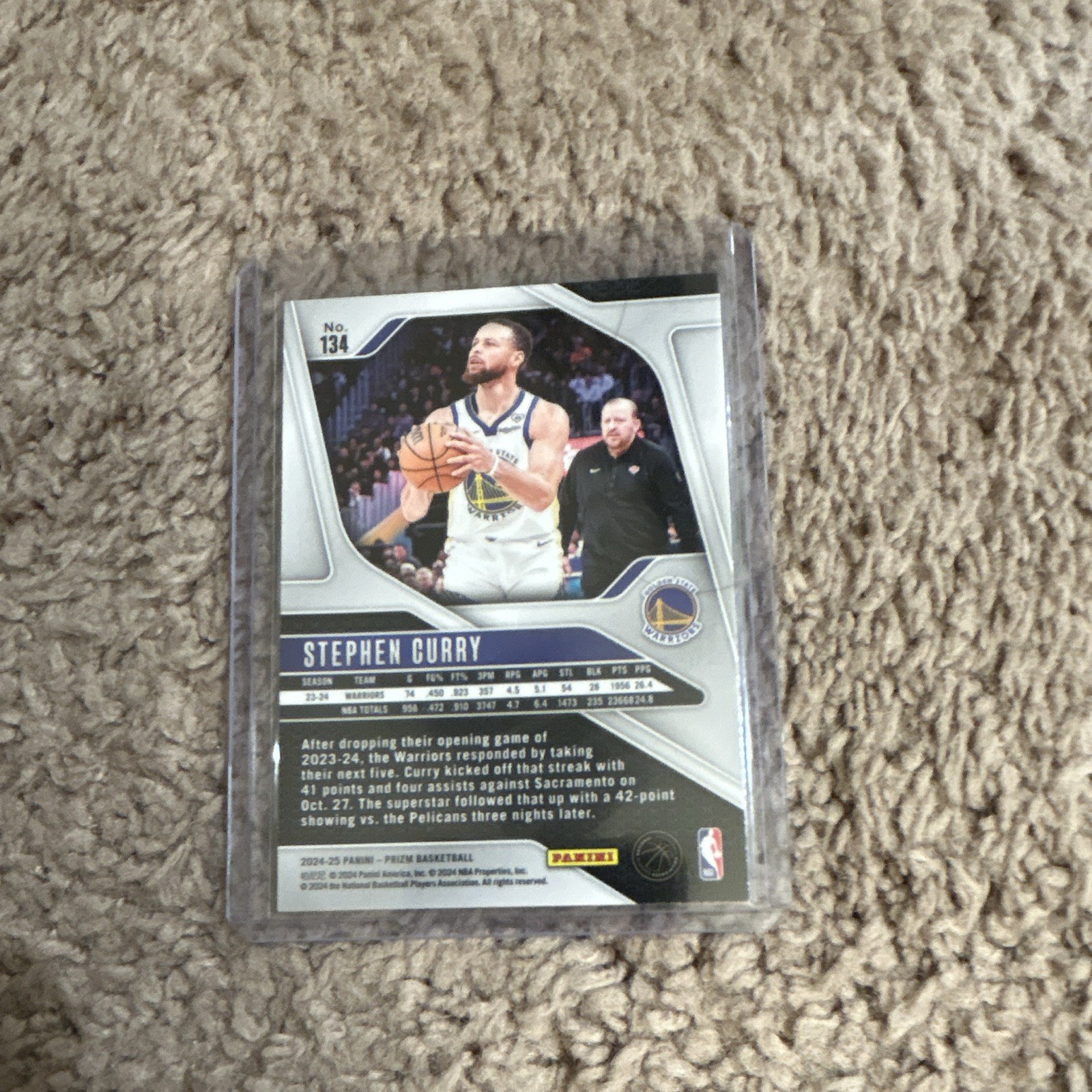 Panini Stephen Curry Warriors 2021-22 Spectra 4-Card Lot #160 PSA 1528733351 view 12