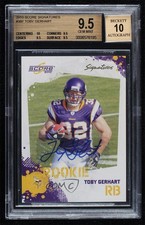 2010 Score Rookie Signatures Toby Gerhart #397 Rookie Auto RC 0c3