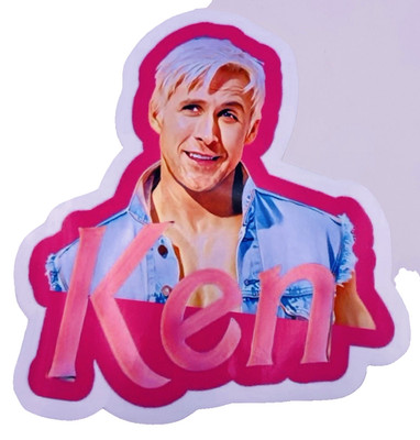 Barbie Ken Doll Inspired Water Resistant Car Decal Wall Poster Vinyl Sticker
