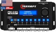 Taramps Pro 2.8S DSP Crossover Full Digital Signal Audio Processor and Black