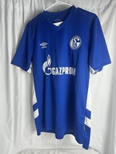 Umbro FC Schalke 04 2021 22 Home Soccer Jersey Large Official Fan Shirt