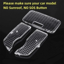 3pcs Interior Lamp Housing Reading Dome Light Cover For Toyota Prius 2010-2015