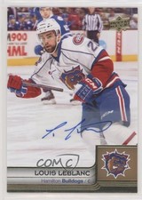 2014 Upper Deck AHL Auto Louis Leblanc #31 Auto o6n