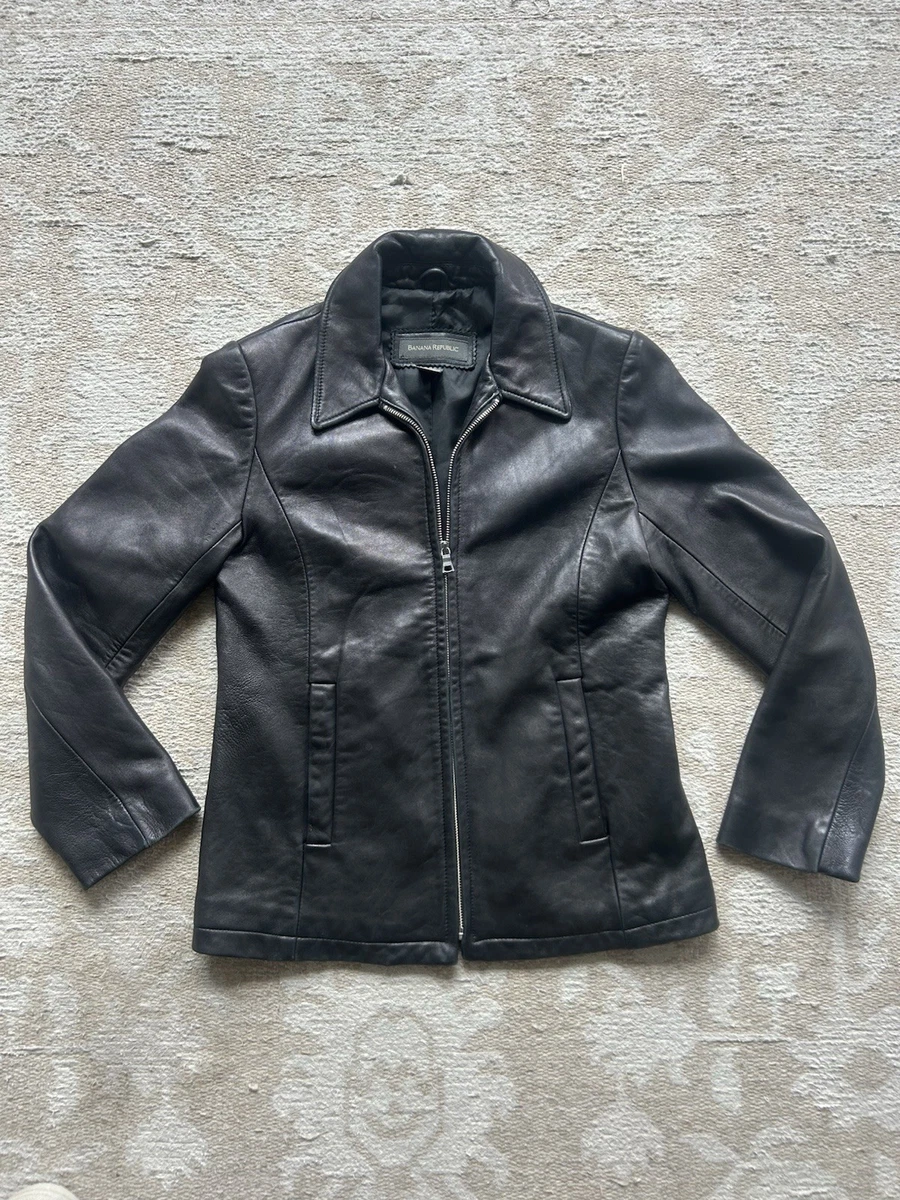 Banana Republic Coats, Jackets & Vests Leather Outer Shell for