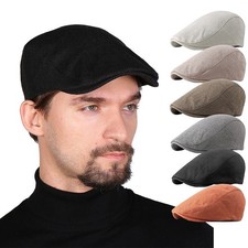 FREEBIRD99 Mens Flat Cap Gatsby Baker Boy Hat Cabbie Ivy Irish Newsboy Hat