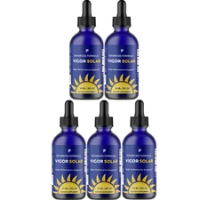 Vigor Solar Drops- Advanced Formula For Male Performance Support - 5 Bottles