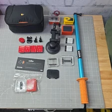 Mixed Lot of GoPro Accessories Attachments Mounts Cables Float