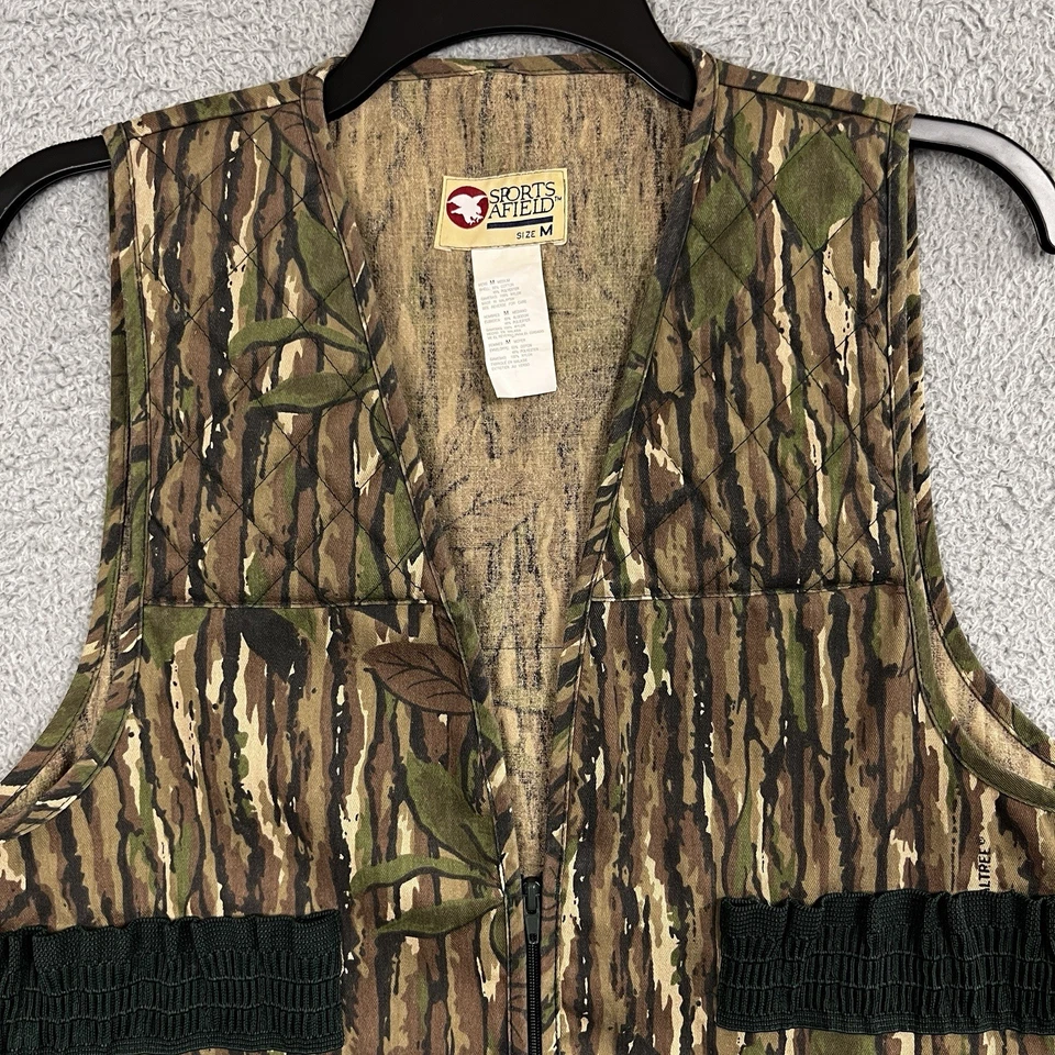 Sports Afield Realtree Camo Hunting Vest Mens Medium Lightweight Nylon Gamebag - Image 3 of 4