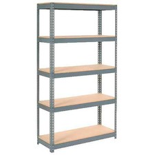 Global Industrial Extra Heavy Duty Shelving 48"W x 12"D x 84"H With 5 Shelves