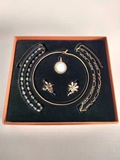 Kirks Folly Interchangeable 3 Necklace & Pendant Set Moon Fairies