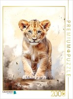 Calvendo Puzzle Baby Lion | 2000 Pieces, Finished Size 35.4 × 26.4 In (90 × 67 C