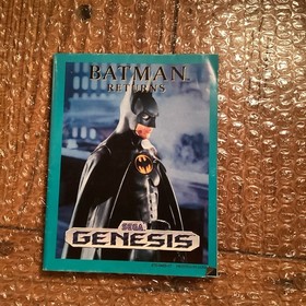 Batman Returns Sega CD 1993 CIB Complete In Box Wit Manual Poster VERY RARE