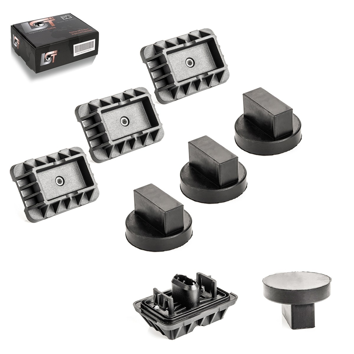 4X Jack Stands + Rubber Pad For Mini F55 F56 F57 Rolls-Royce Dawn Spectre