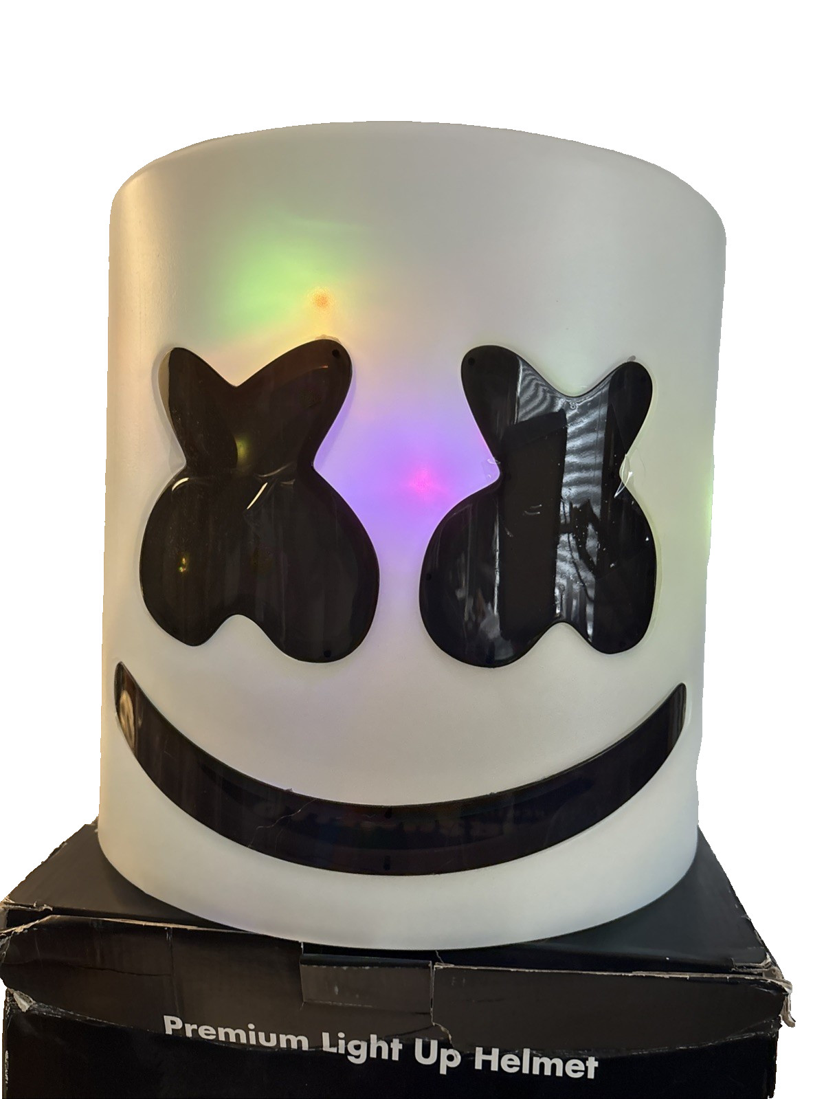 Marshmello Premium Light Up Spirit of Halloween LED Helmet Adult Cosplay