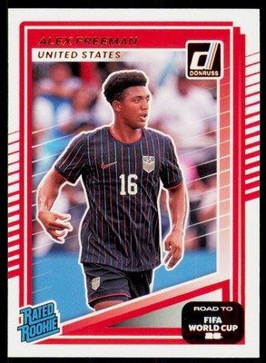 2025-26 Donruss Road to FIFA World Cup Alex Freeman 202 RC USA