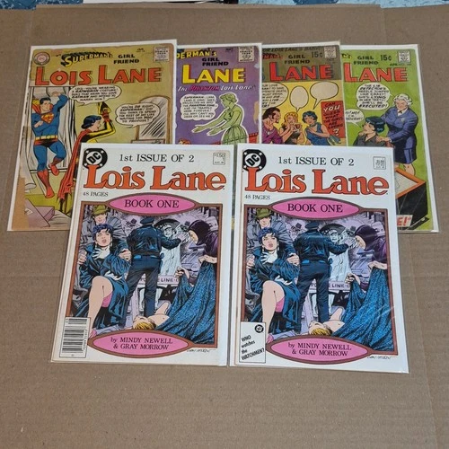 DC Comics Lois Lane, Superman Comic Book Lot of 4 vintage comics & books