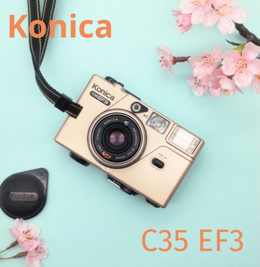 【美品】KONICA フィルムレンズ C35 EF3 レッド 美品】KONICA フィルムレンズ C35 EF3 レッド｜Yahoo!フリマ（旧