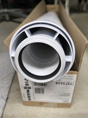 Viessmann AZ-Rohr 7373224 1000mm Ø60/100 weiß NEU Abgasrohr 60 100 PPs Aluminium