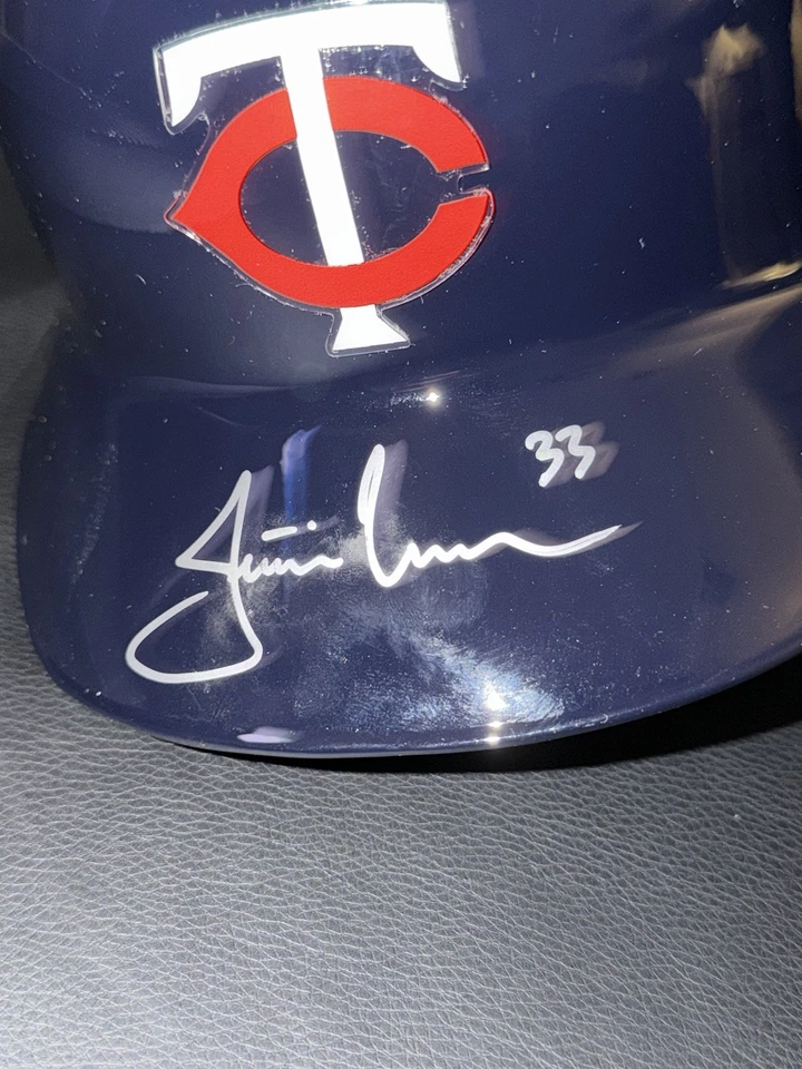 Justin Morneau Autographed Full Size Twins Batting Helmet - Image 2 of 4