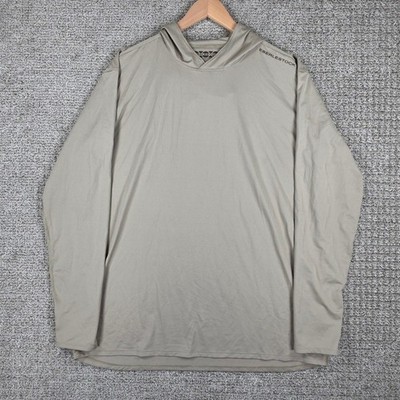 Eberlestock Mens Cascade Performance Hoody Dry Earth Tan Sun Hooded Shirt 2XL