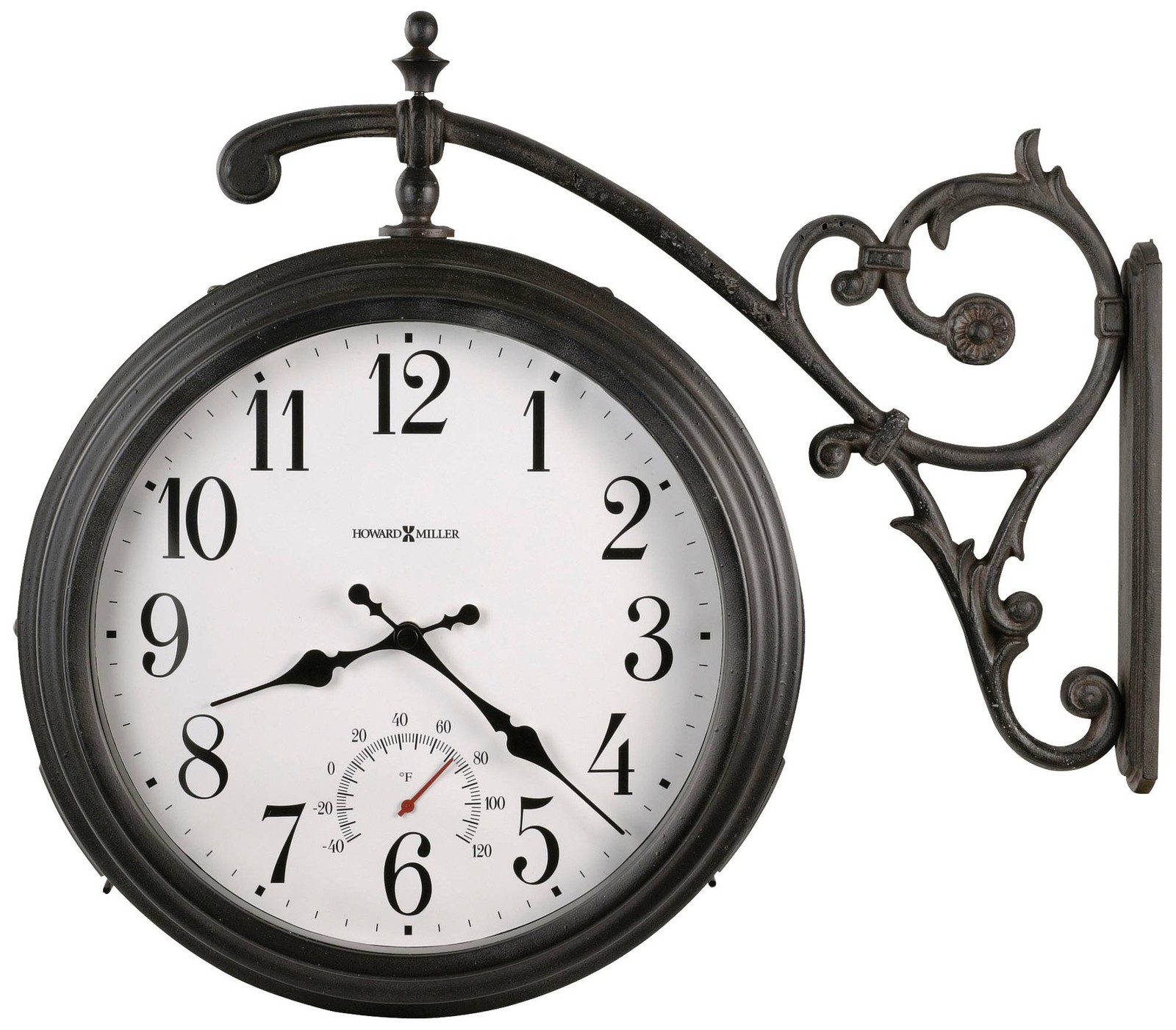 Howard Miller Luis 19 1/2" High Double Sided Wall Clock
