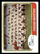 1974 Topps Baseball #416 White Sox (Bill Veeck) Signed Autograph (no COA) *g1