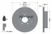 2Er-Set 2Er Set Bremsscheibe Textar 92180903 Mazda L20626251 Mazda L20626251A