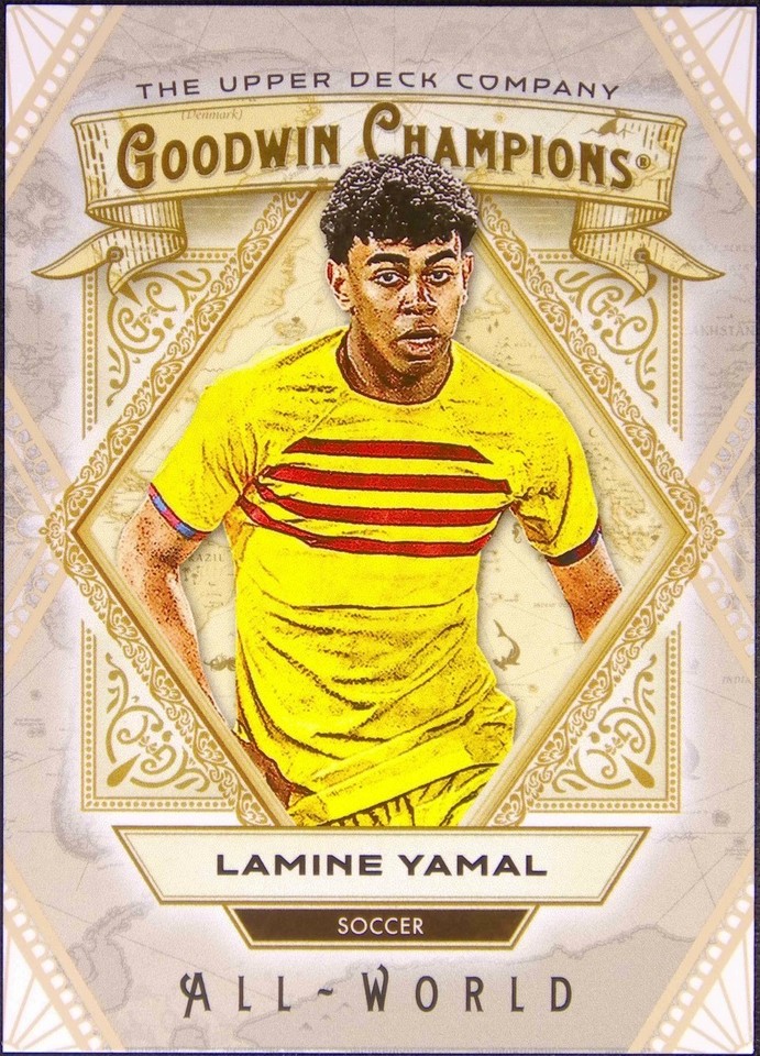 2025 Upper Deck Goodwin Champions - Lamine Yamal #AW-14 for sale