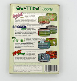 4 Quattro Sports Nintendo NES GOLD Baseball Soccer Tennis BMX 1991 CIB Complete