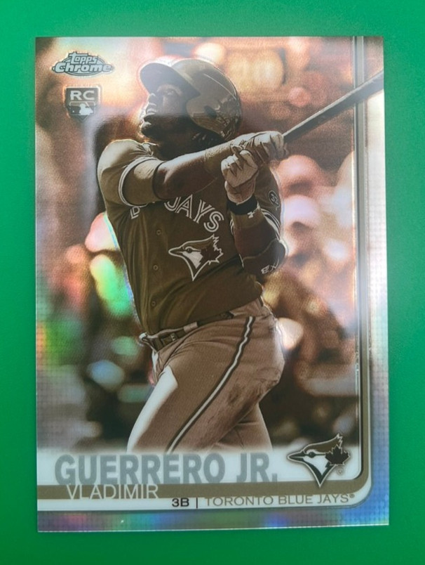 2019 Topps Chrome Vladimir Guerrero Jr. Sepia Refractor Rookie #201 Blue Jays