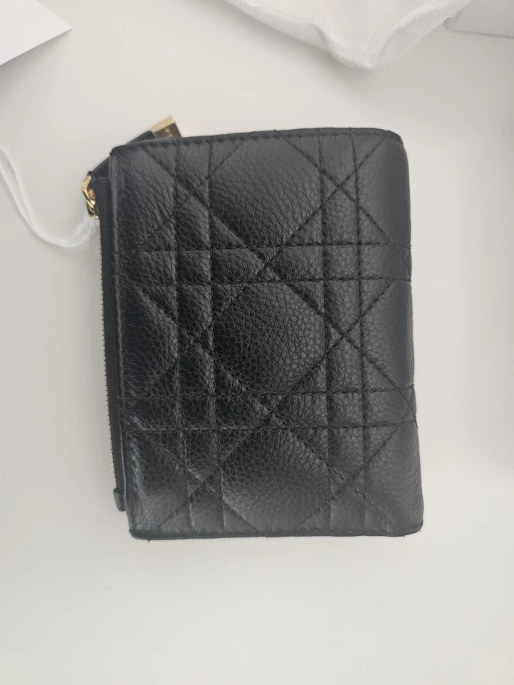 Dior, Caro Dahlia Portemonnaie, Kalbsleder Geldbörse Kartenfächer - Bild 2 von 4