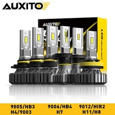 Pair Hb3 9005 Led Headlight Kit High Beam Bulbs 34000lm Cool White 6500k 200w Pair Hb3 9005 Led Headlight Kit High Beam Bulbs 34000lm Cool White 6500k 200w