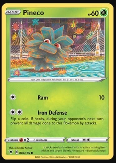 Pokemon - Pineco - 008/185 - Vivid Voltage - NM/M