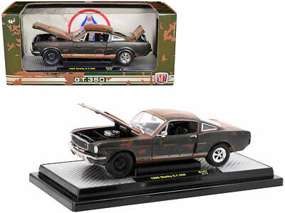1966 Shelby GT350 Ivy Green with Wimbledon White Stripes (Rusted) Limited Editio