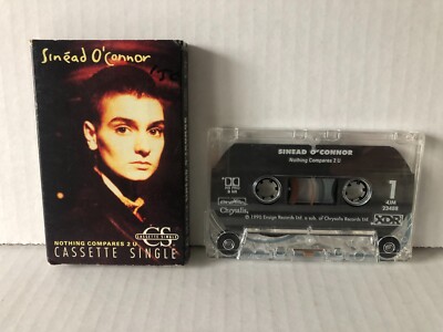 Sinead O'Connor NOTHING COMPARES TO U 1990 Ensign Cassette SINGLE