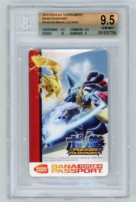 Pokemon Pikachu Mega Lucario Pokken Tournament Bana Passport