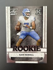 SAM HOWELL 2022 Leaf Ultimate Draft Rookies Base Silver Rookie Card