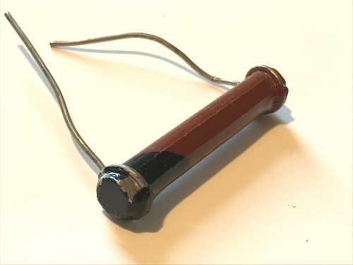 DE COLECCIÓN ERIE DOG BONE VARILLA DE CARBONO SÓLIDO 100 OHM 1W RESISTENCIA 100R ad1J46 - Imagen 2 de 3