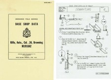 Browning 1943 Automatic Rifle BAR M1918A2 Base Shop Manual
