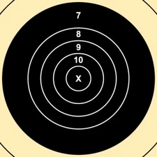 (25 PACK) MR-1C Official NRA 600 Yard Repair Center for MR-1 Target, 37" x 37"