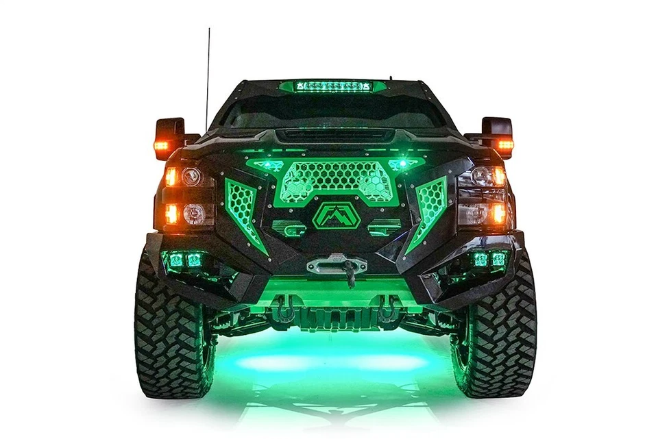 Front Bumper for 2017-2019 Chevrolet Silverado 2500 HD, Fab Fours GR3000-1 - Image 2 of 4