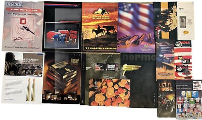 Vintage Ammunition Ads Nosler, Norma, Wolf, STI, Butler Creek, Lightfield ..